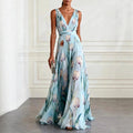 Gwendolyn | Women's Floral Sleeveless Flowy Wedding Guest Dress
