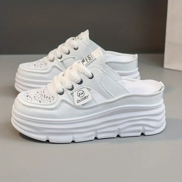 Harper | Women's Chunky Platform Lace-Up Round Toe Shoes