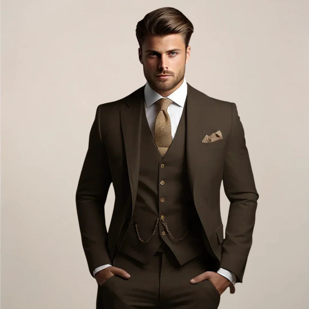 Harry | Men’s Single Breasted Three Piece Wedding Suit