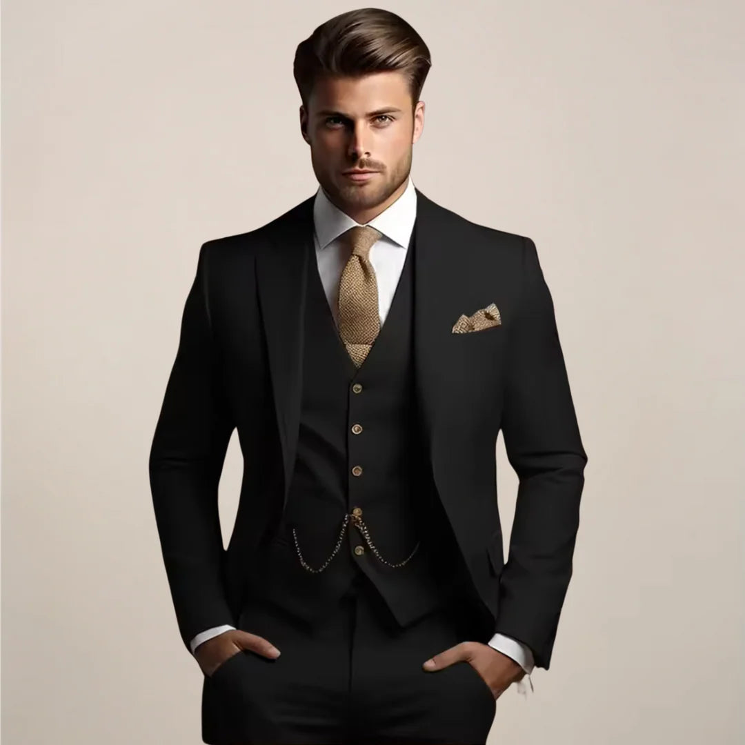 Harry | Men’s Single Breasted Three Piece Wedding Suit