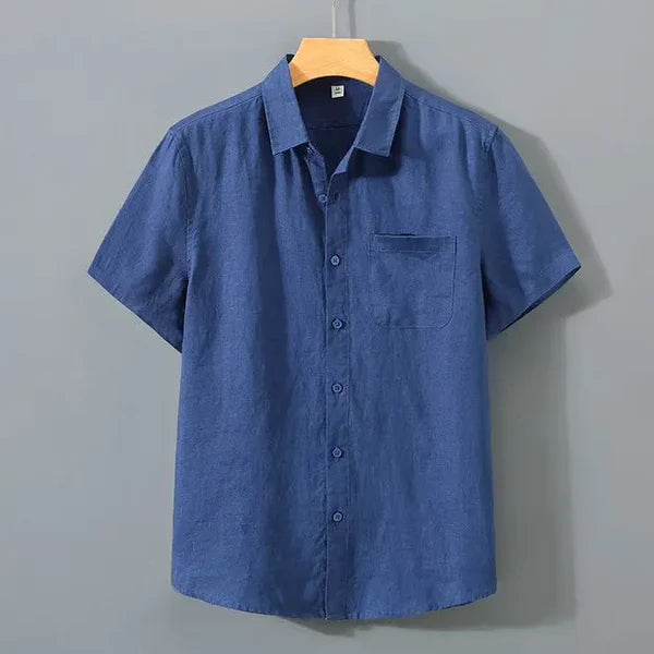 Harry | Men’s Short Sleeve Button Front Collared Shirt