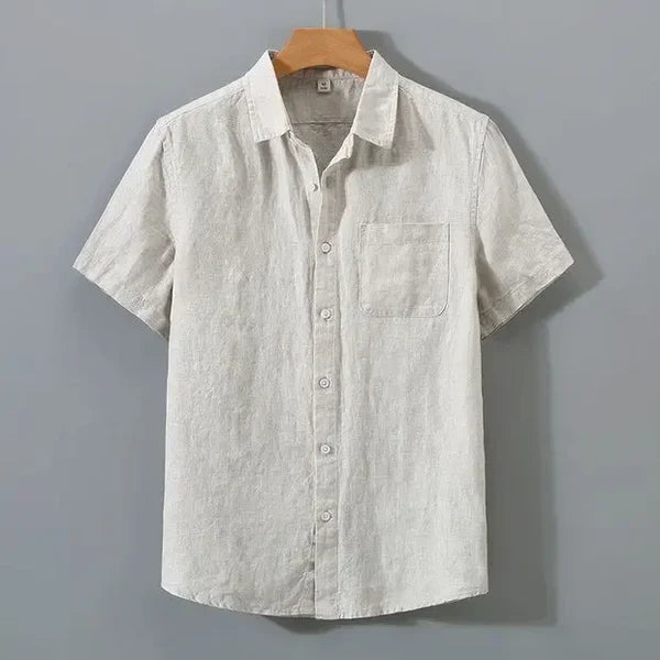 Harry | Men’s Short Sleeve Button Front Collared Shirt