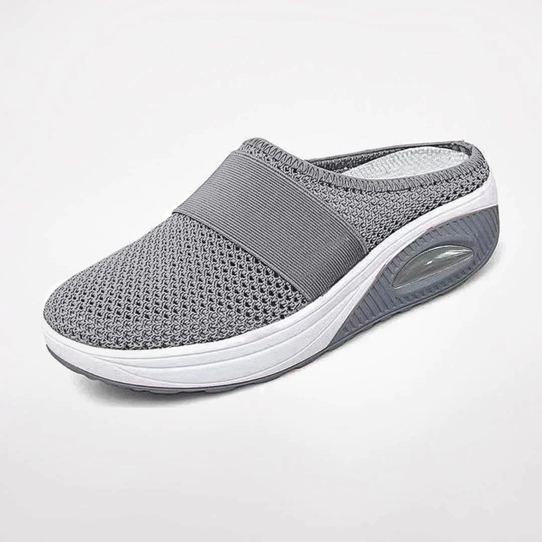 Helena | Women's Round Toe Slip-On Open Back Shoes