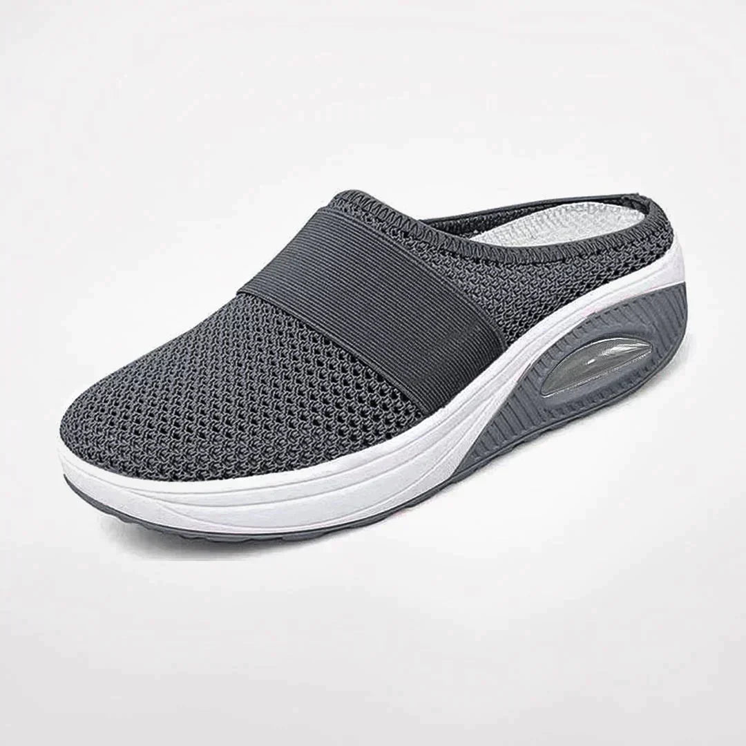 Helena | Women's Round Toe Slip-On Open Back Shoes