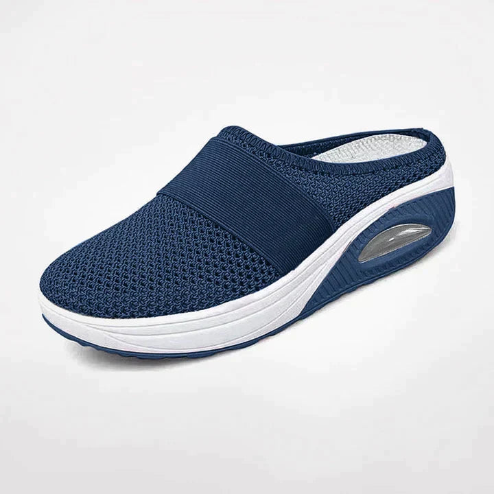 Helena | Women's Round Toe Slip-On Open Back Shoes