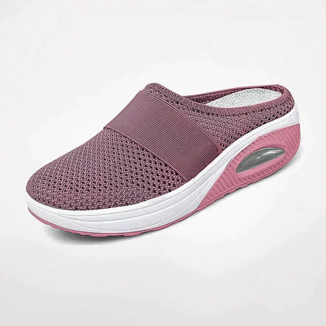 Helena | Women's Round Toe Slip-On Open Back Shoes