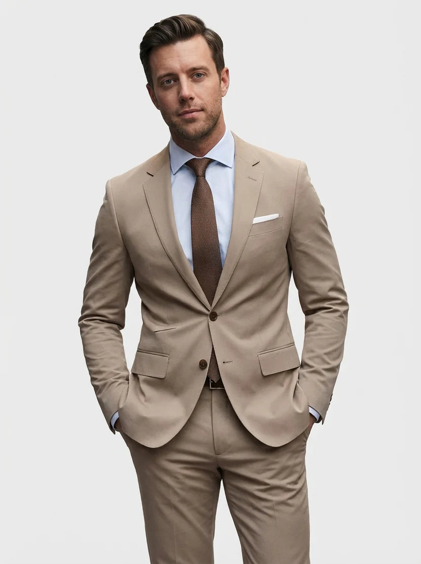 Henry | Men’s Notch Collar Two Piece Wedding Guest Suit