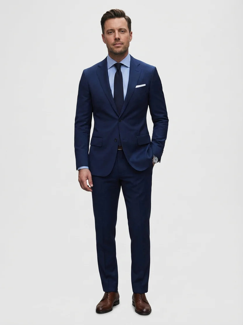 Henry | Men’s Notch Collar Two Piece Wedding Guest Suit