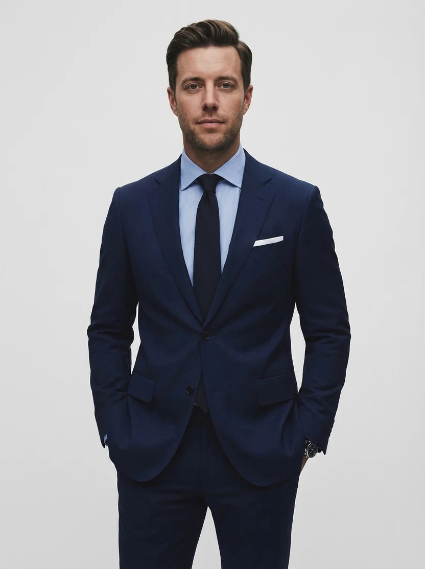 Henry | Men’s Notch Collar Two Piece Wedding Guest Suit