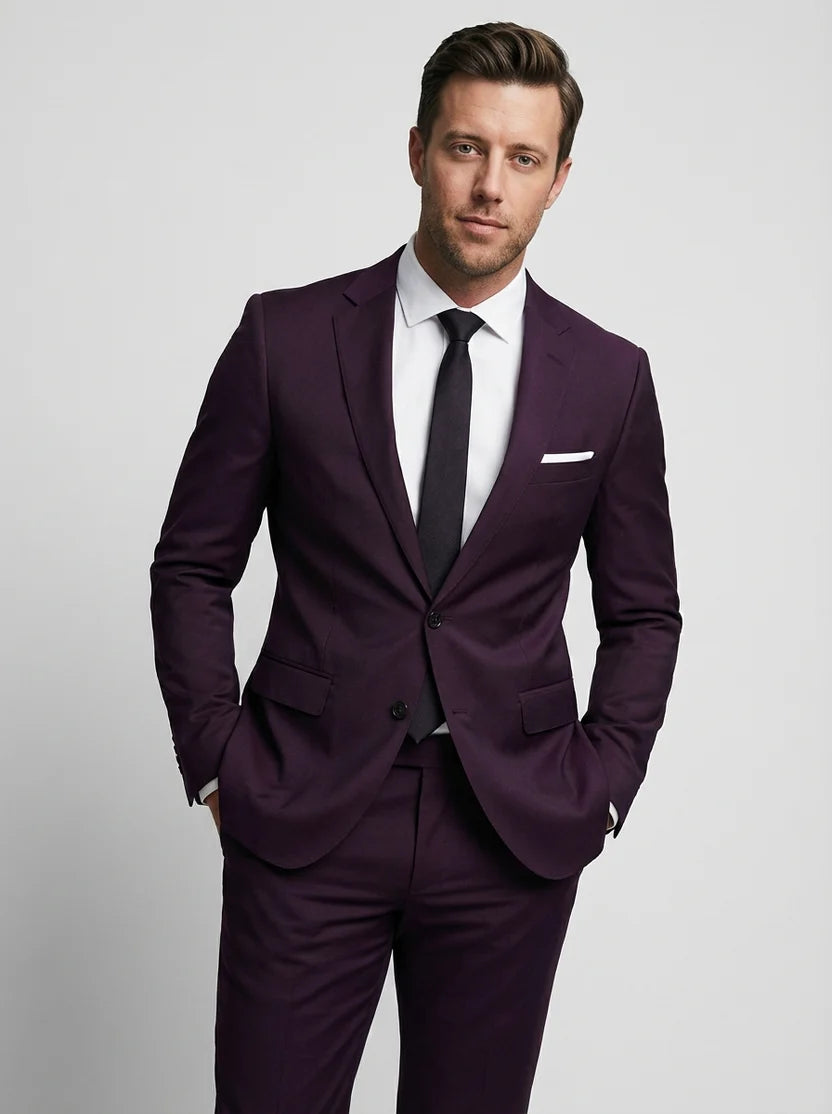 Henry | Men’s Notch Collar Two Piece Wedding Guest Suit