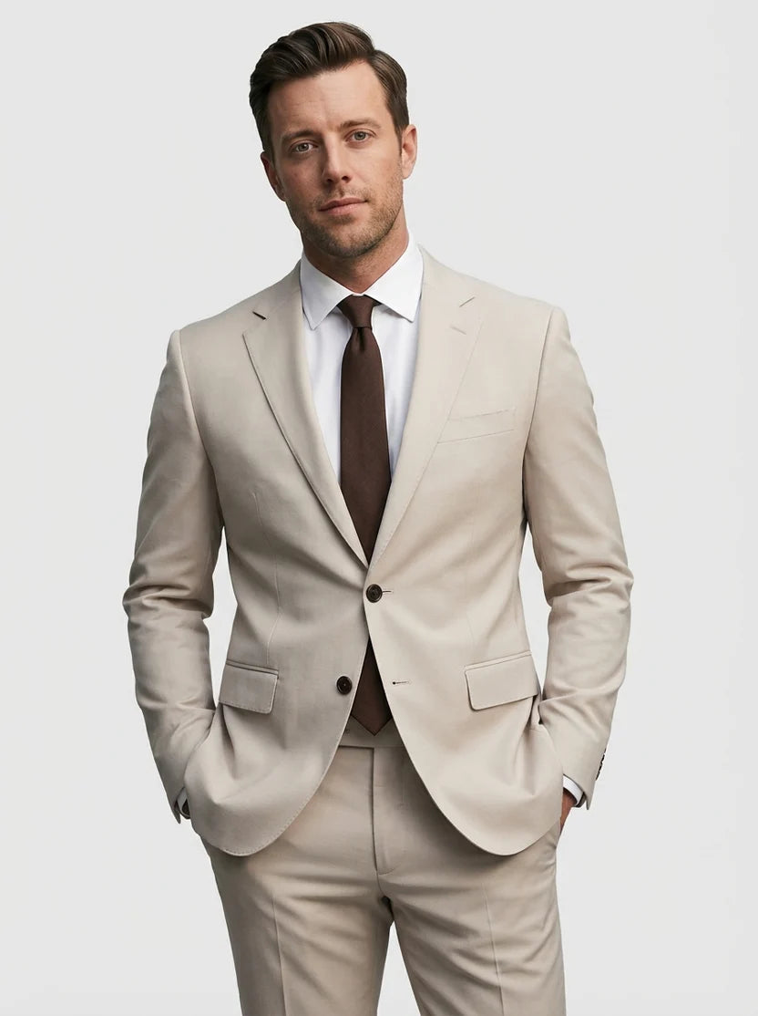 Henry | Men’s Notch Collar Two Piece Wedding Guest Suit