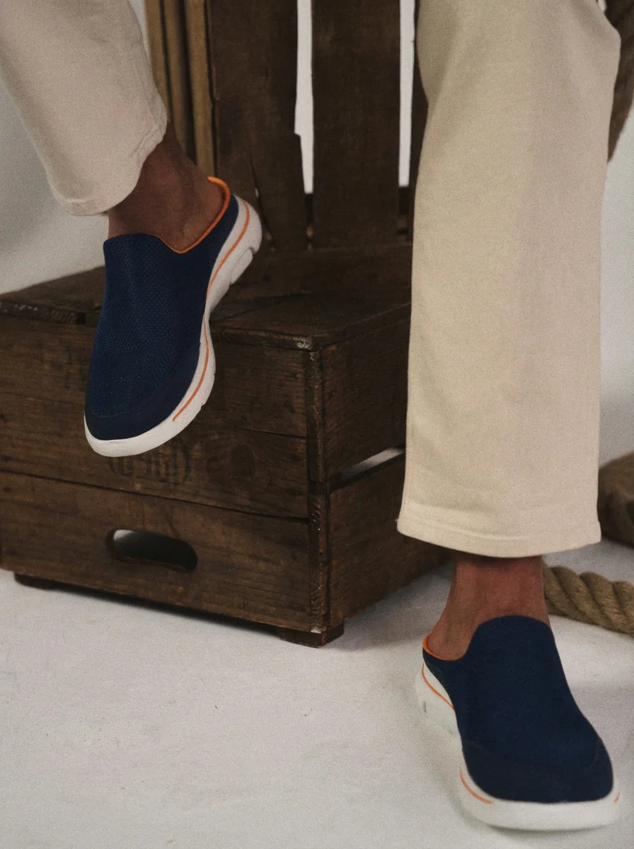 James | Men’s Round Toe Outdoor Walking Mule Sneakers