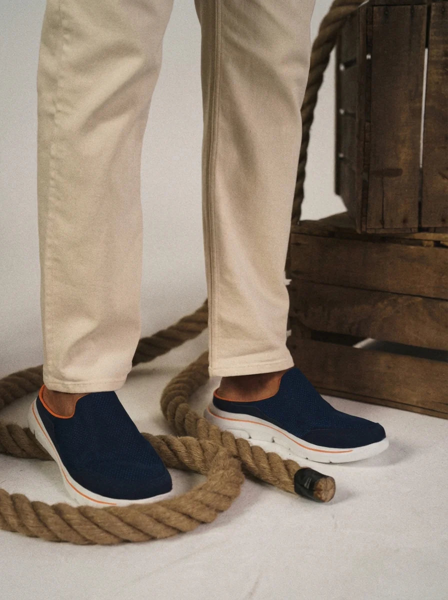 James | Men’s Round Toe Outdoor Walking Mule Sneakers