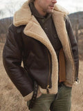 Jameson | Men's Long Sleeve Zip Front Collared Aviator Jacket