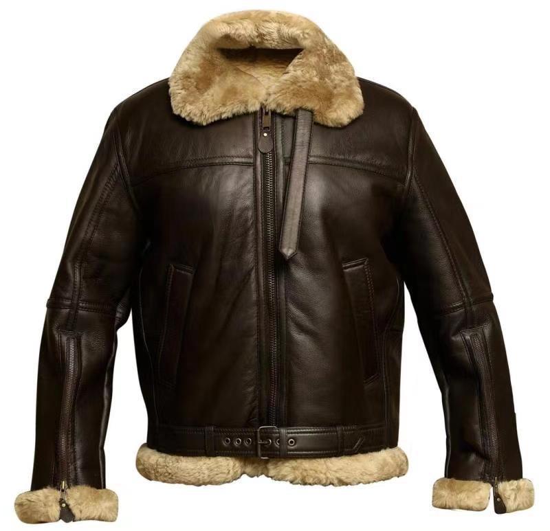 Jameson | Men's Long Sleeve Zip Front Collared Aviator Jacket