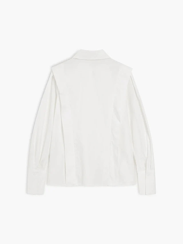 Janet | Women's Pointed Colllar Button Down Long Sleeve Shirt