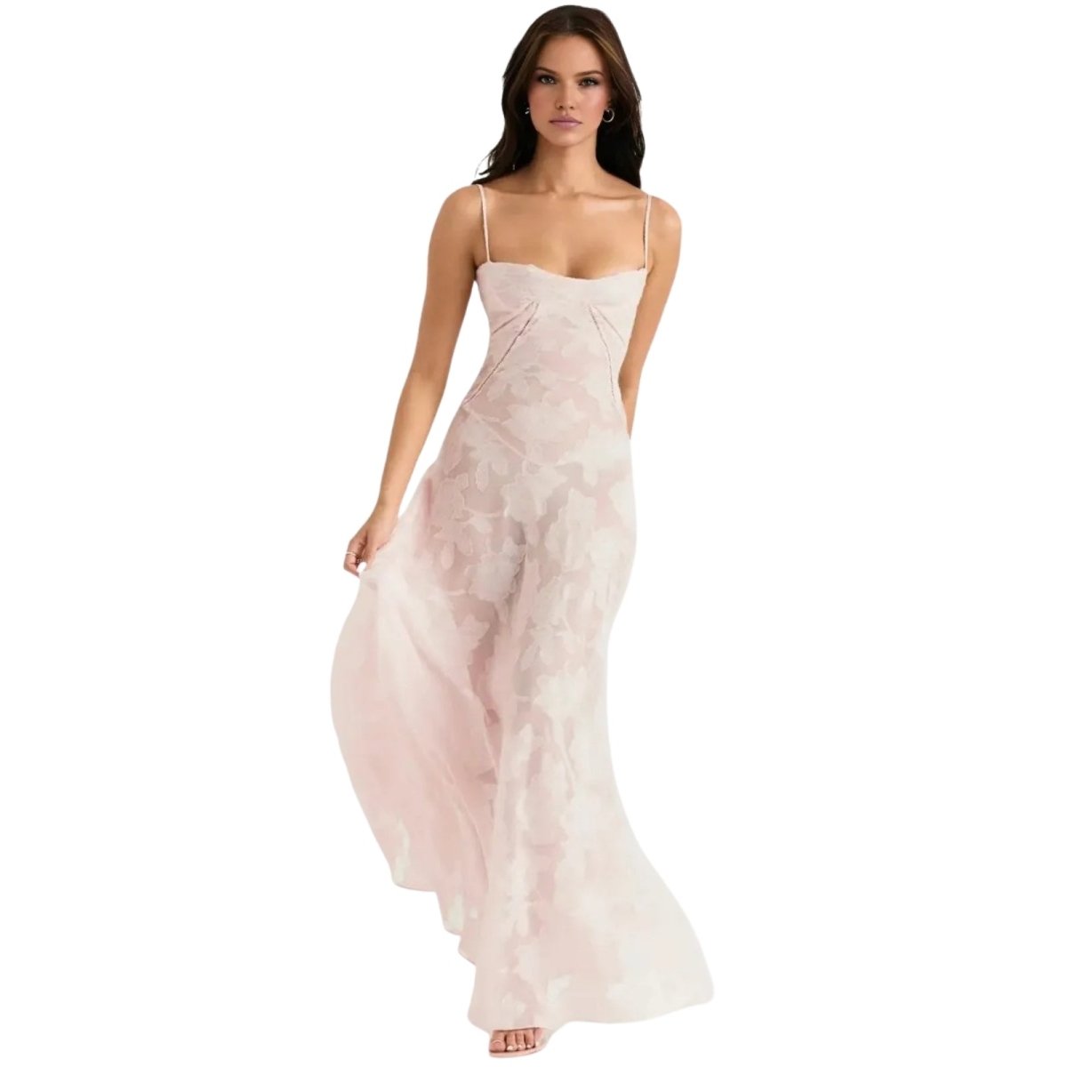 Jennifer | Women’s Sleeveless Flowy Maxi Prom Dress