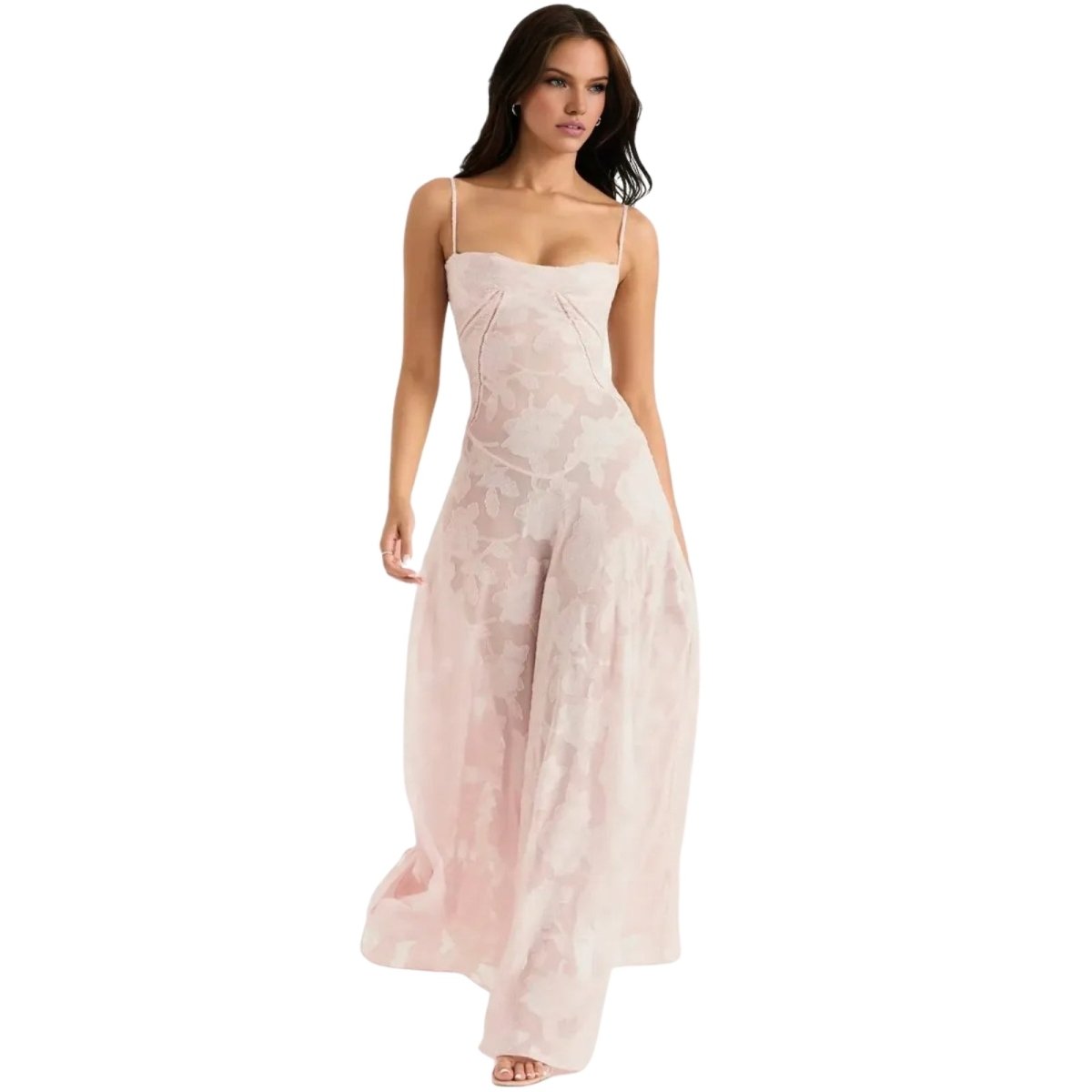 Jennifer | Women’s Sleeveless Flowy Maxi Prom Dress