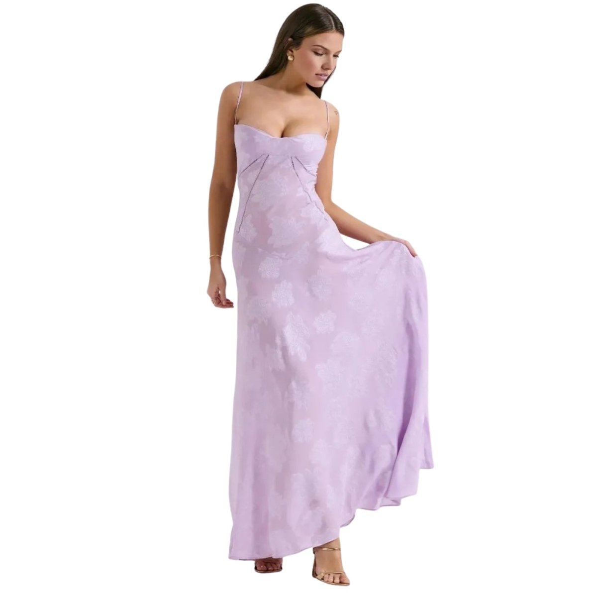 Jennifer | Women’s Sleeveless Flowy Maxi Prom Dress