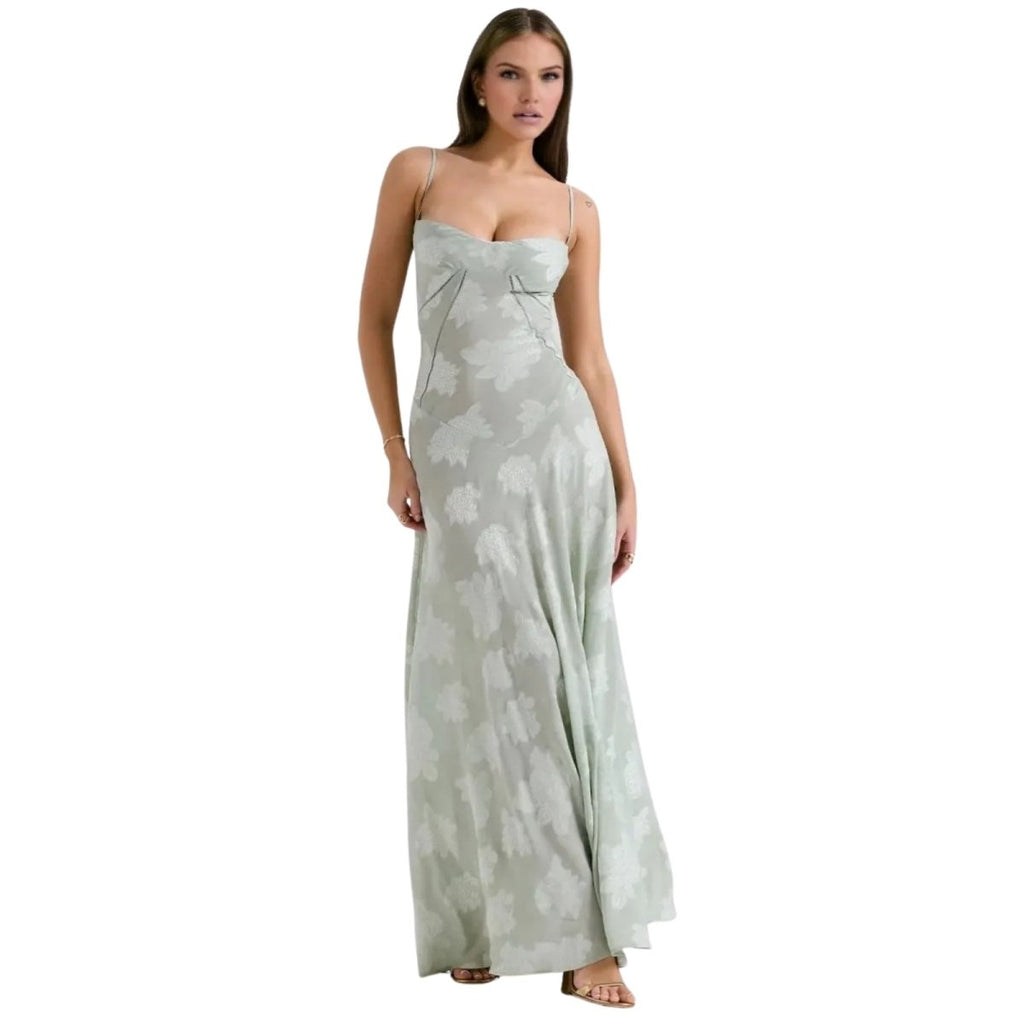 Jennifer | Women’s Sleeveless Flowy Maxi Prom Dress