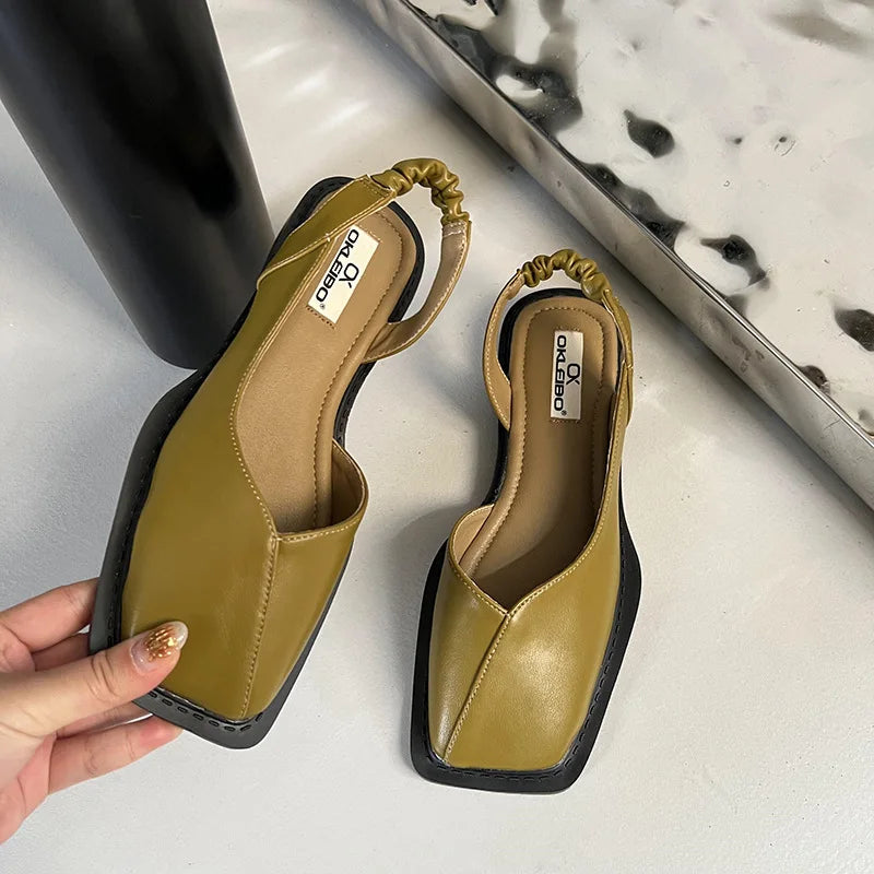 Jenny | Women’s Closed Toe Slingback Slip On Sandals