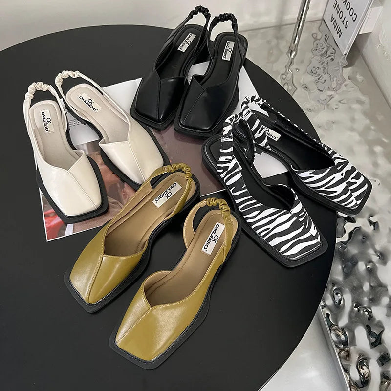 Jenny | Women’s Closed Toe Slingback Slip On Sandals