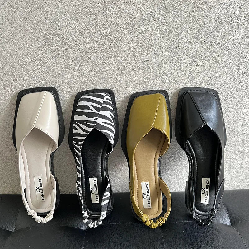 Jenny | Women’s Closed Toe Slingback Slip On Sandals