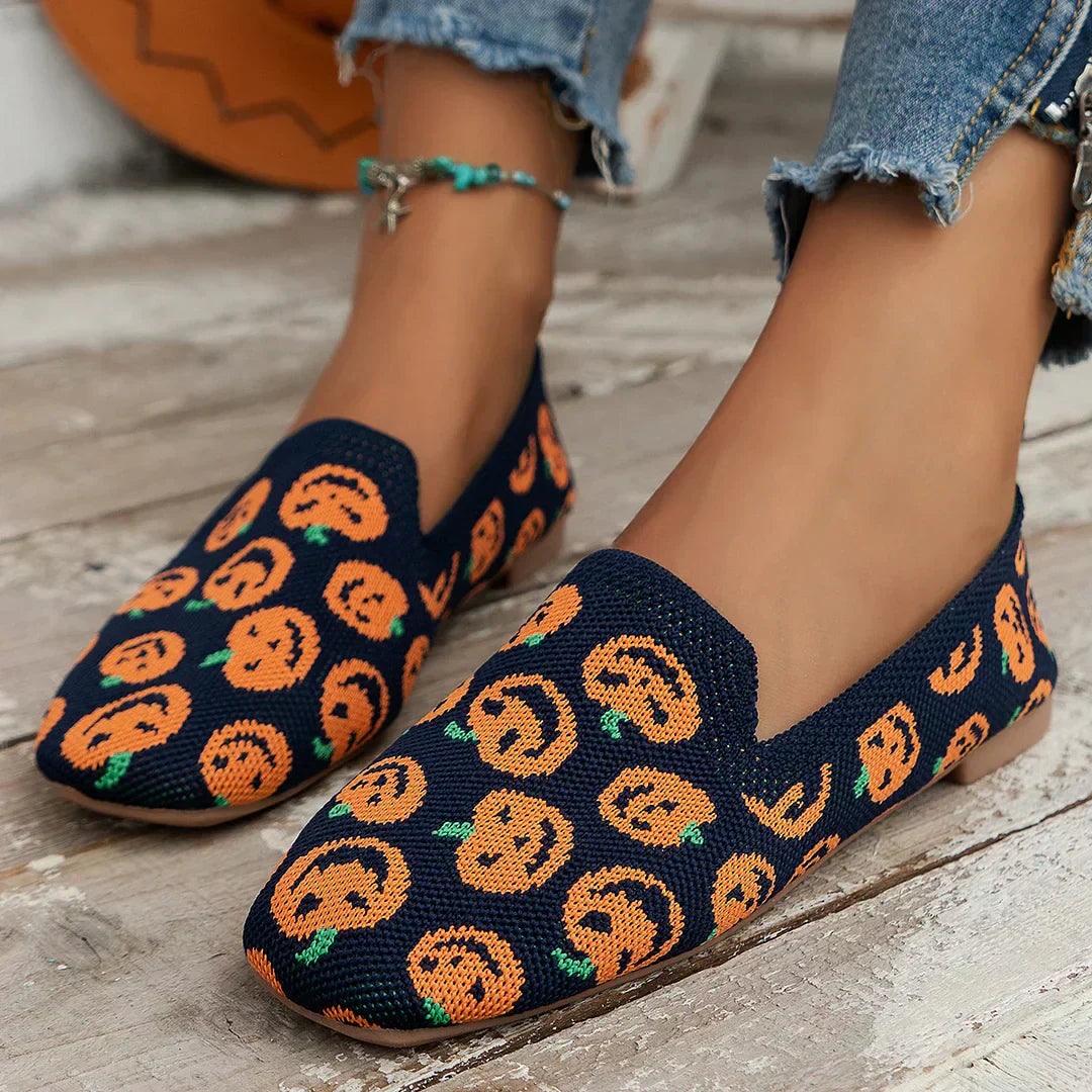 Joanne | Women's Square Toe Slip On Mesh Summer Shoes