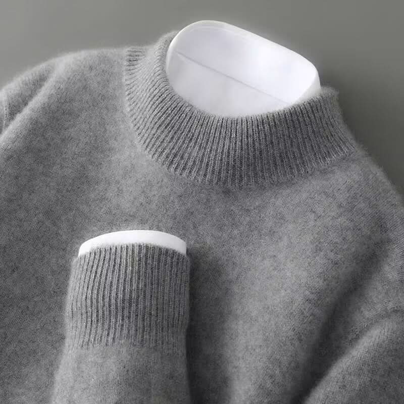 Juniper | Women’s Crew Neck Long Sleeve Ribbed Cashmere Sweater