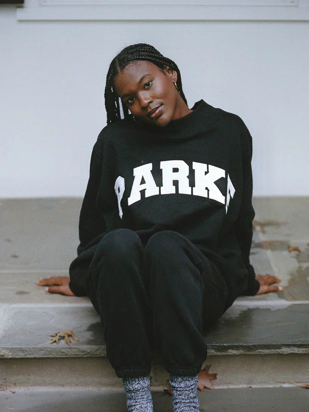 Katelyn | Women’s Mock Neck Long Sleeve Oversized Sweatshirt