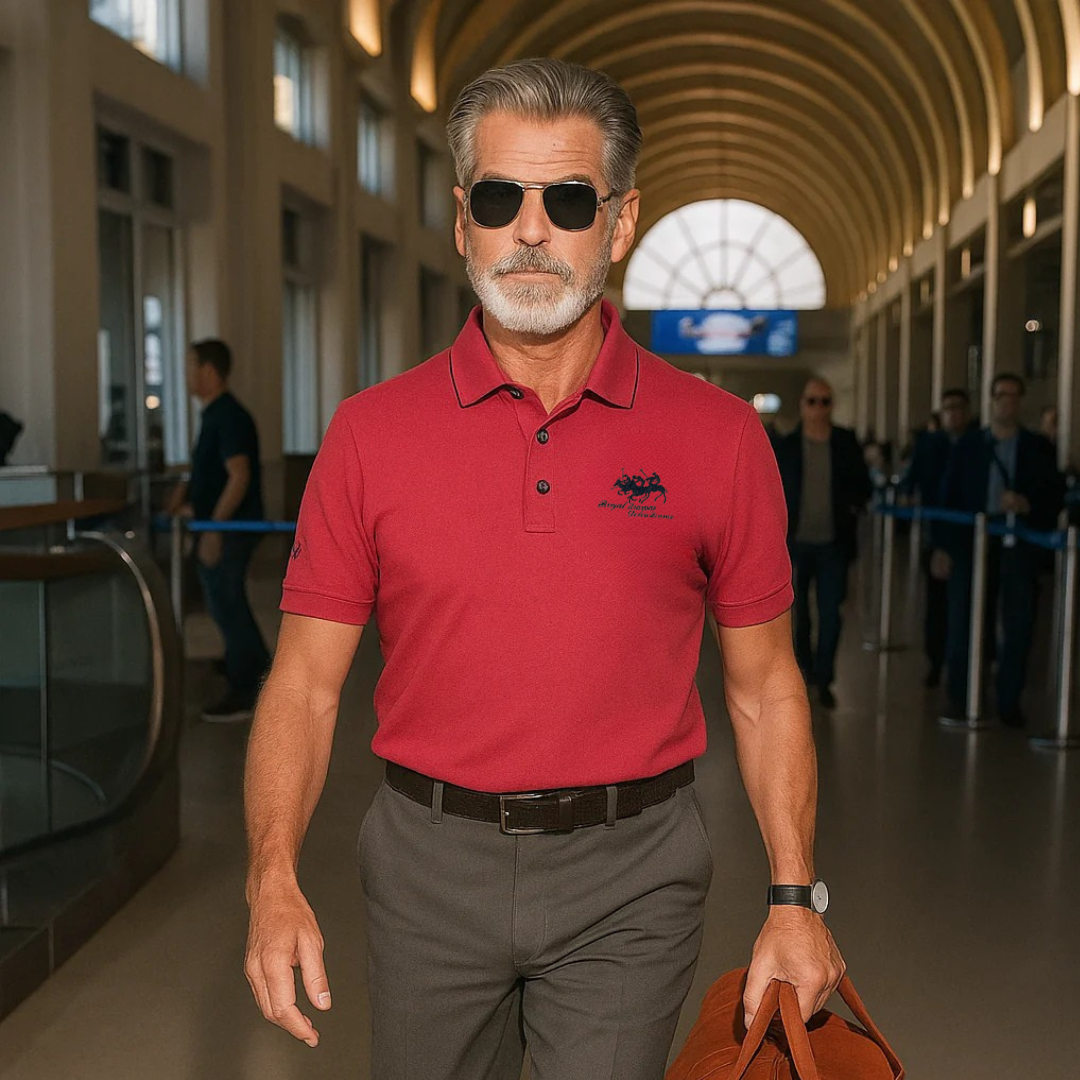 Keegan | Men’s Short Sleeve Button Front Collared Polo Shirt