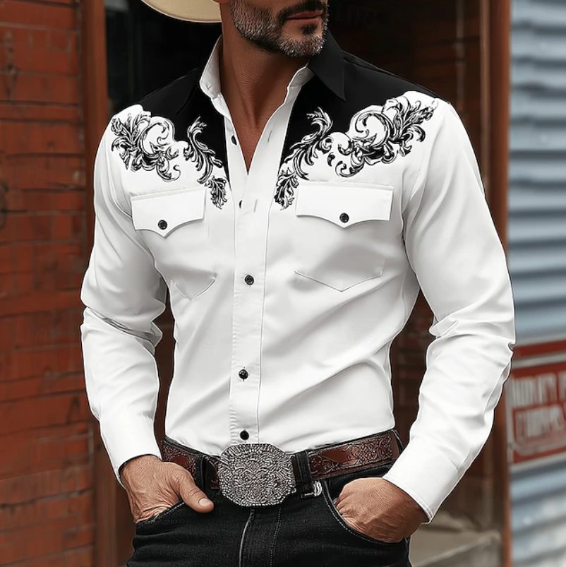 Kendrick | Men's Button Front Long Sleeve Collared Dress Shirt