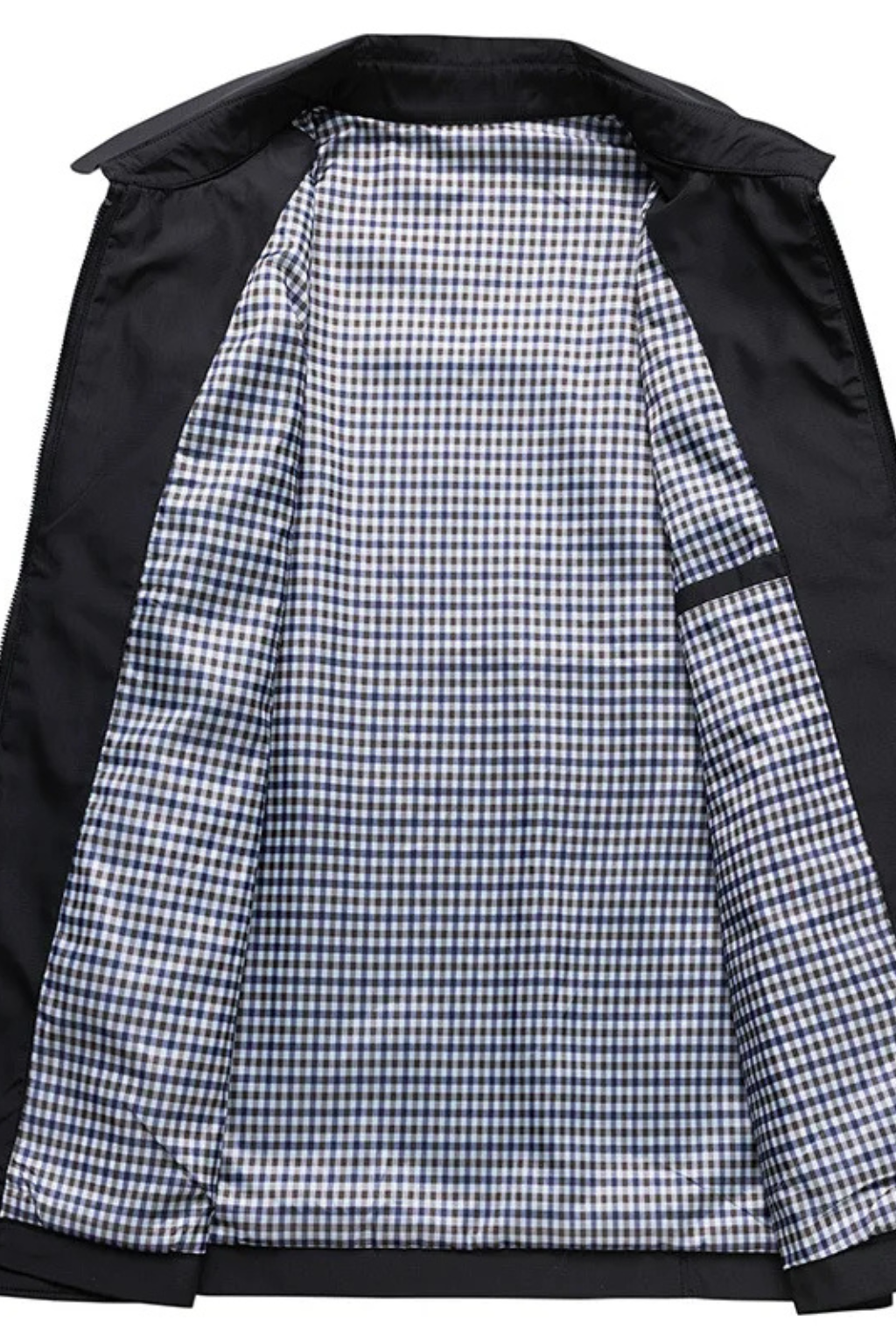Kenneth | Men's Long Sleeve Front Zip Collared Jacket
