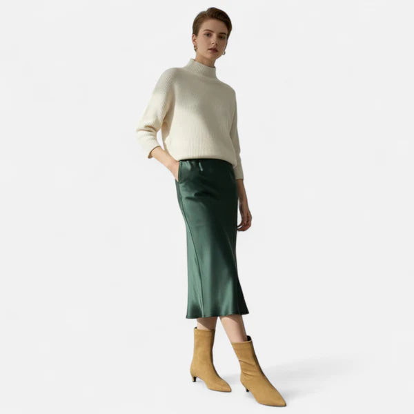 Kierstyn | Women's Slip On Pointed Toe Low Heel Ankle Boots