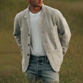 Kirkland | Men's Notch Lapel Long Sleeve Buttoned Blazer