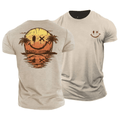 Knowles | Men's Short Sleeve Smiley Graphic Summer T-Shirt