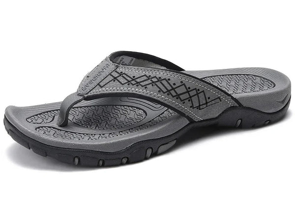 Kofi | Men's Round Toe Slip On Summer Flip Flops