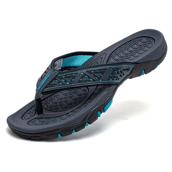 Kofi | Men's Round Toe Slip On Summer Flip Flops
