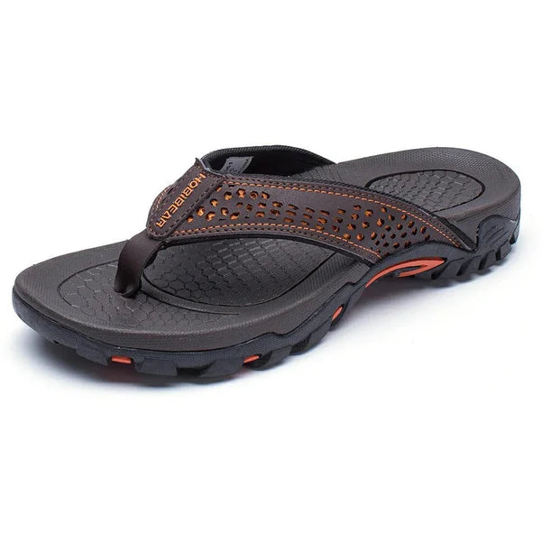 Kofi | Men's Round Toe Slip On Summer Flip Flops
