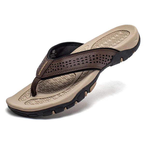 Kofi | Men's Round Toe Slip On Summer Flip Flops