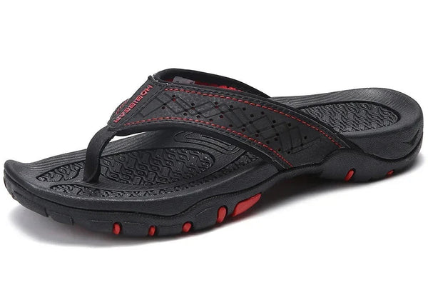 Kofi | Men's Round Toe Slip On Summer Flip Flops