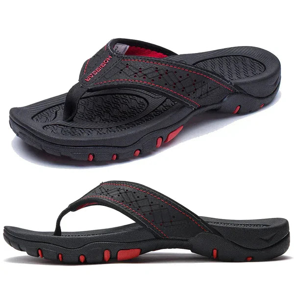 Kofi | Men's Round Toe Slip On Summer Flip Flops