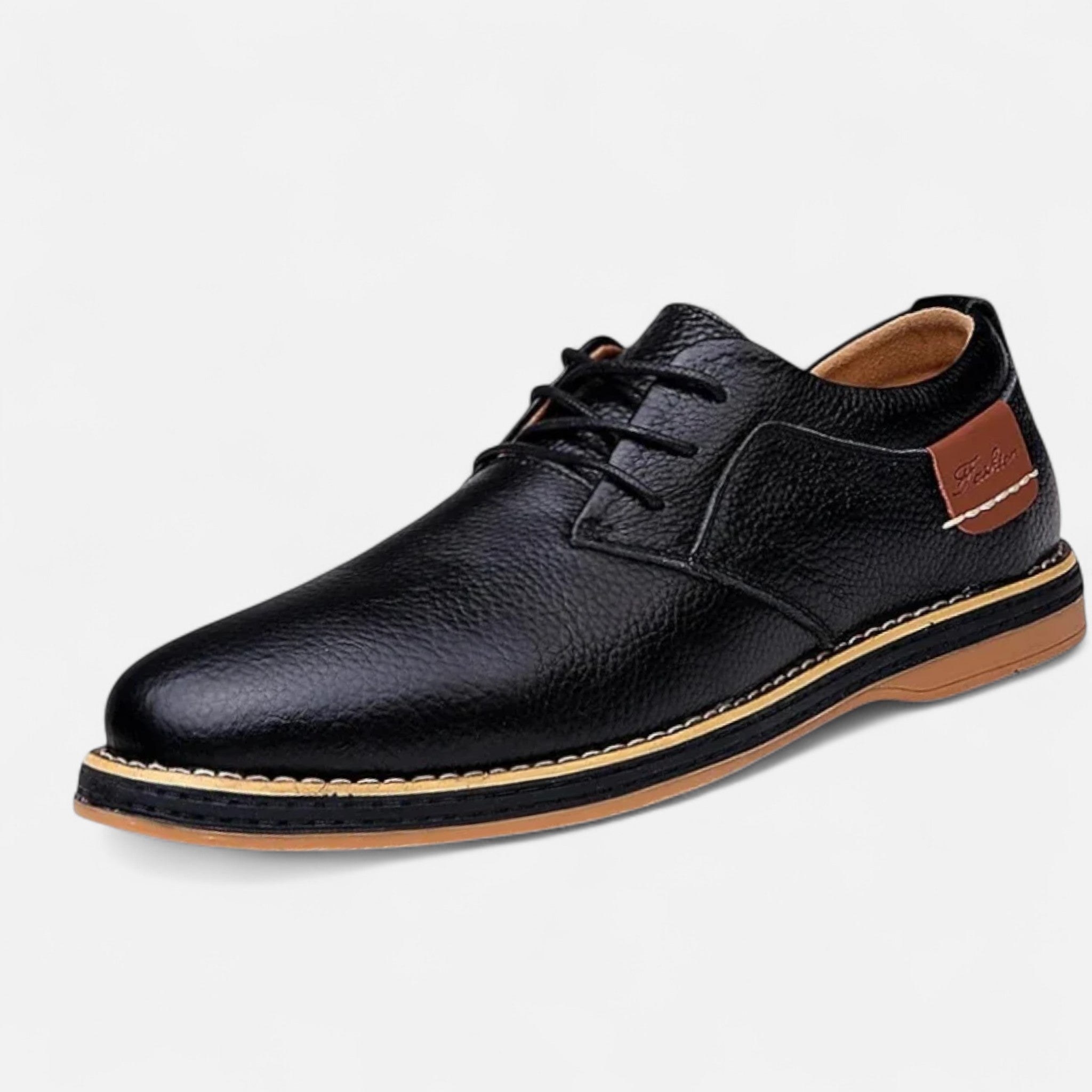 Kolten | Men’s Rounded Toe Textured Dress Shoes