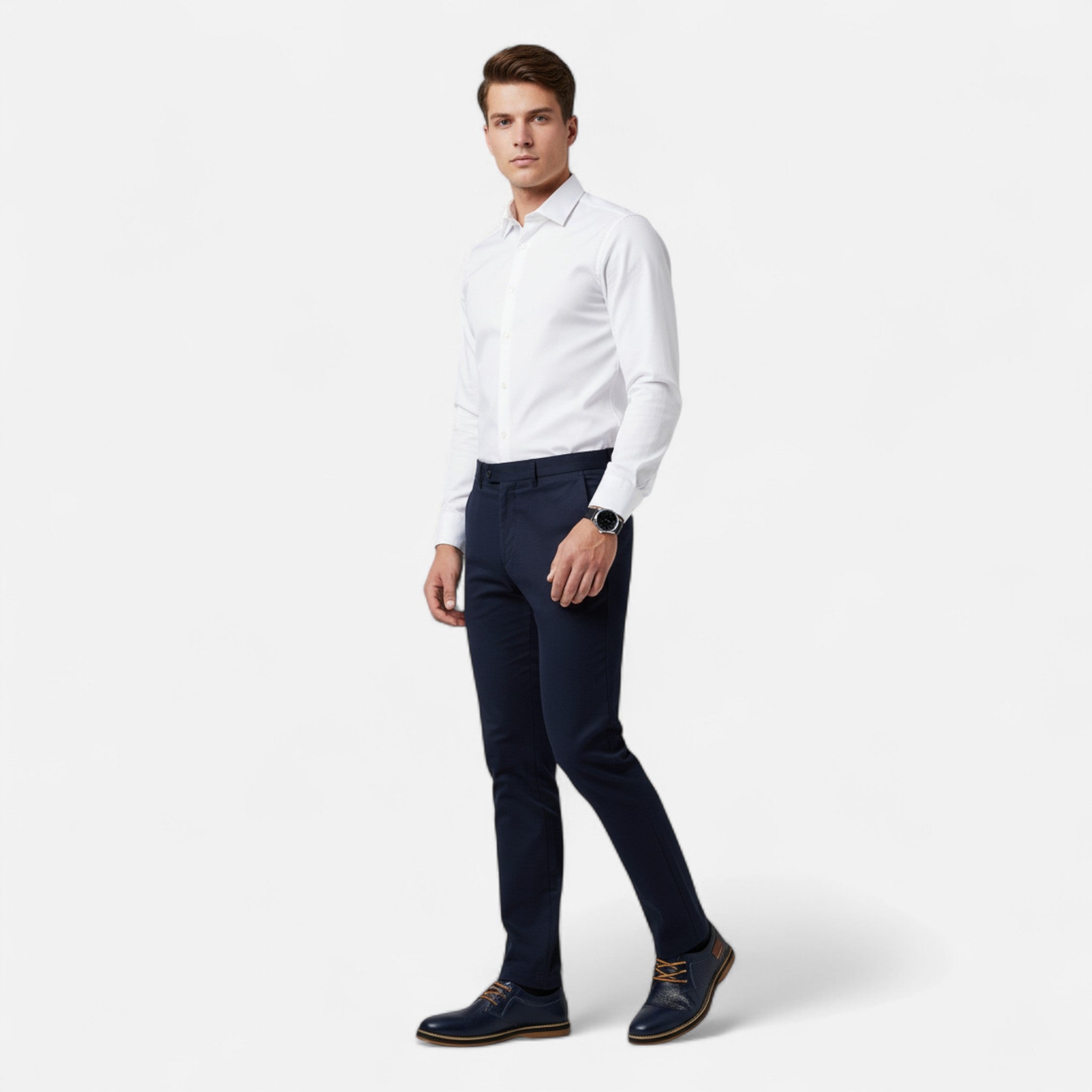 Kolten | Men’s Rounded Toe Textured Dress Shoes