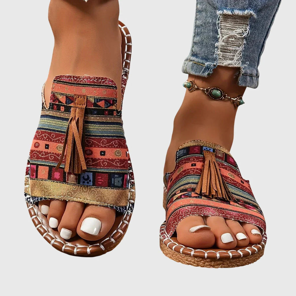 Judith | Women's Slip-On Backless Round Toe Flats