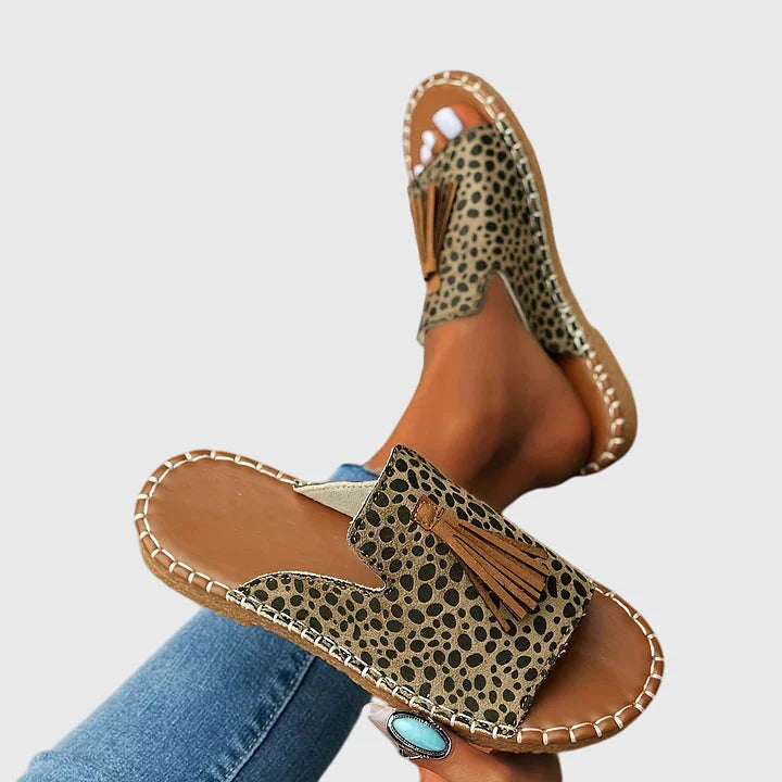 Judith | Women's Slip-On Backless Round Toe Flats