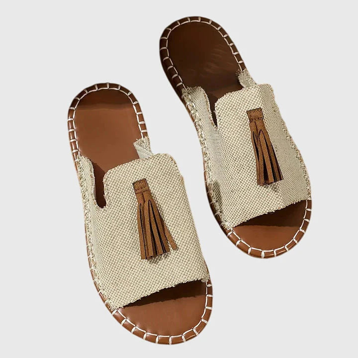 Judith | Women's Slip-On Backless Round Toe Flats