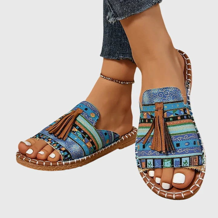 Judith | Women's Slip-On Backless Round Toe Flats