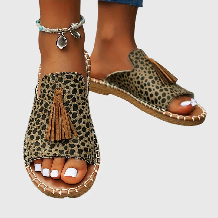 Judith | Women's Slip-On Backless Round Toe Flats