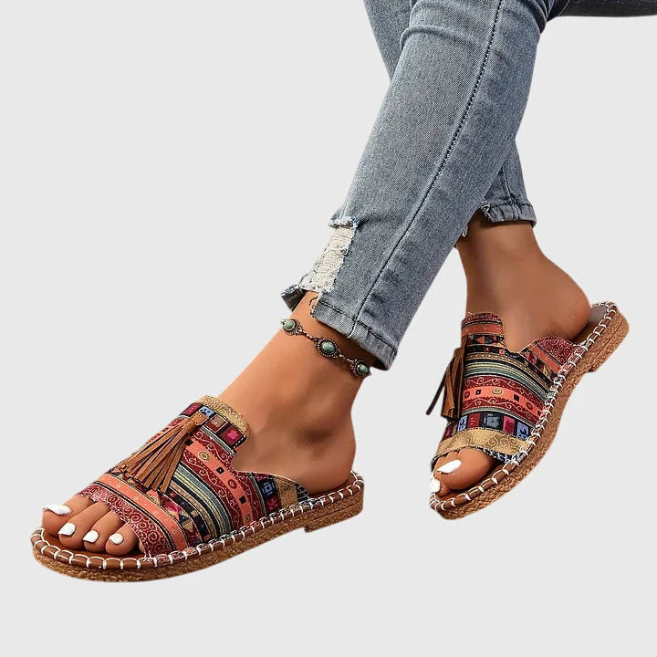 Judith | Women's Slip-On Backless Round Toe Flats